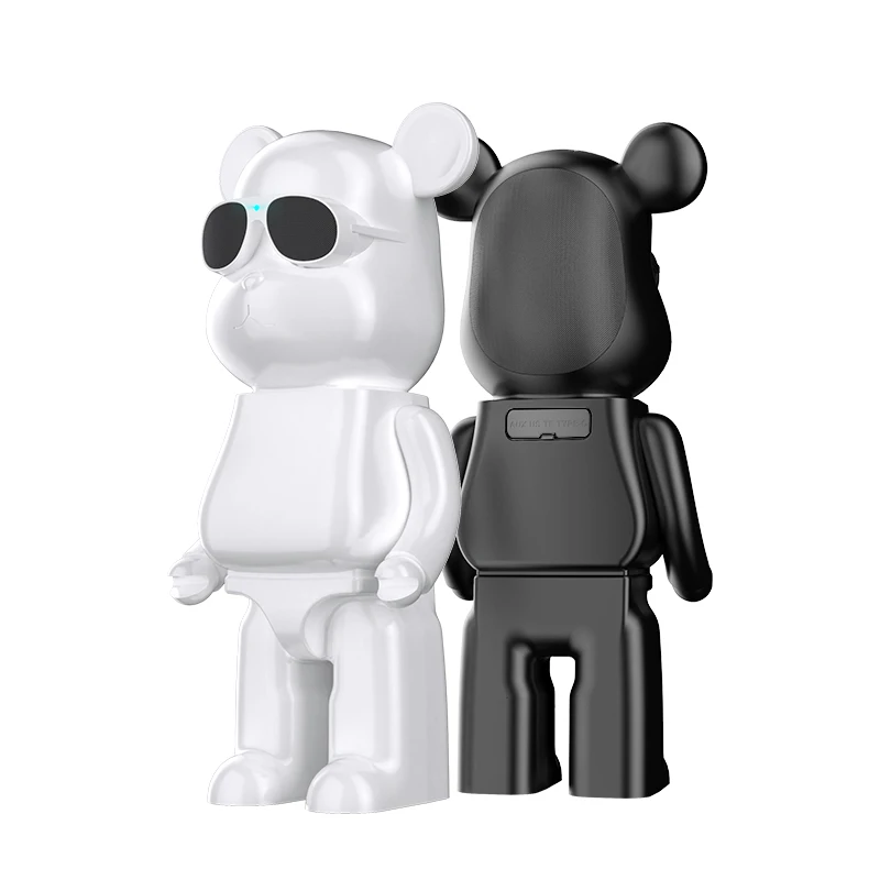 5w Led Portable bear toy brick  Speaker Party Outdoor Multi Colorful Wireless Bt 5.0 B1 BEAR Hot Sale cartoon Customized Speaker
