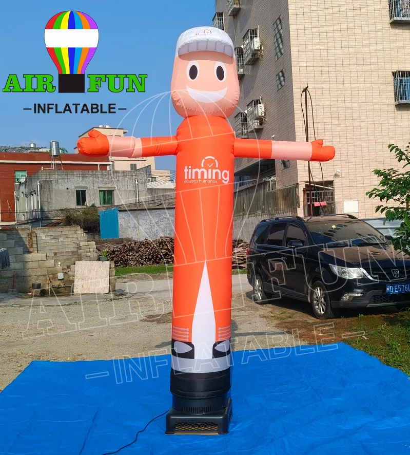 Outdoor Custom Sale 3m High Waving Arm Hands Boy Inflatable Air Dancer Welcome Man Puppet Sky Dancer For Advertising Inflatable