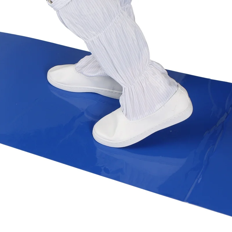 Dust Free Disposable Blue White Grey PE Sticky Floor Mat for Hospital Medical Cleanroom Use