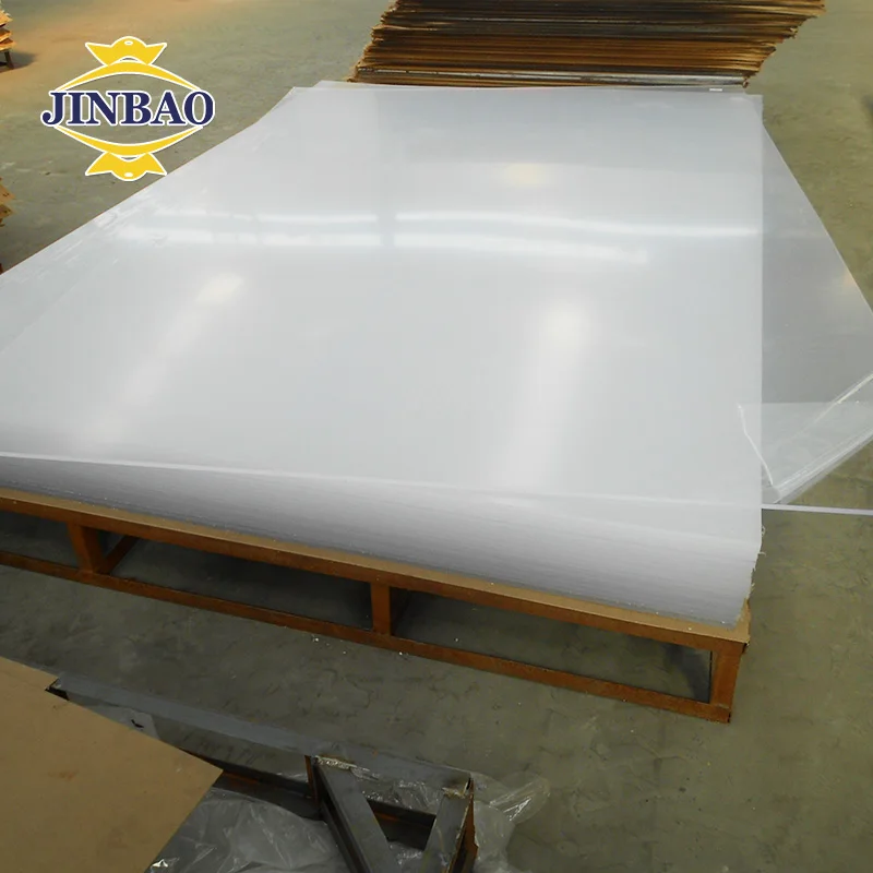 JINBAO manufacturer 2440mm x 1220mm  3mm 5mm 8mm clear decoration decorative display led acrylic panels  for sale