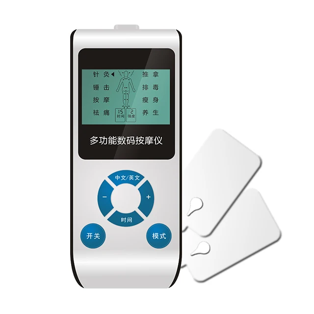 
Hot Selling Portable Electric Electrodo TENS And EMS Electrotherapy Muscle Stimulator For Pain Relief Tens Massager 