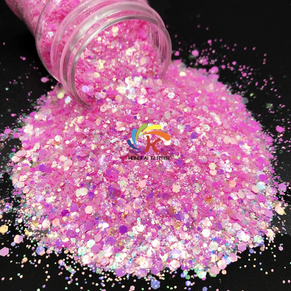 bulk decoration polyester chunky mix glitter art cosmetic body glitter