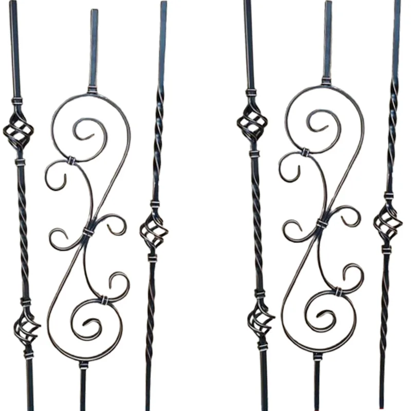 Factory Price Decorative Interior Wrought Iron Balusters for Railing Decoration