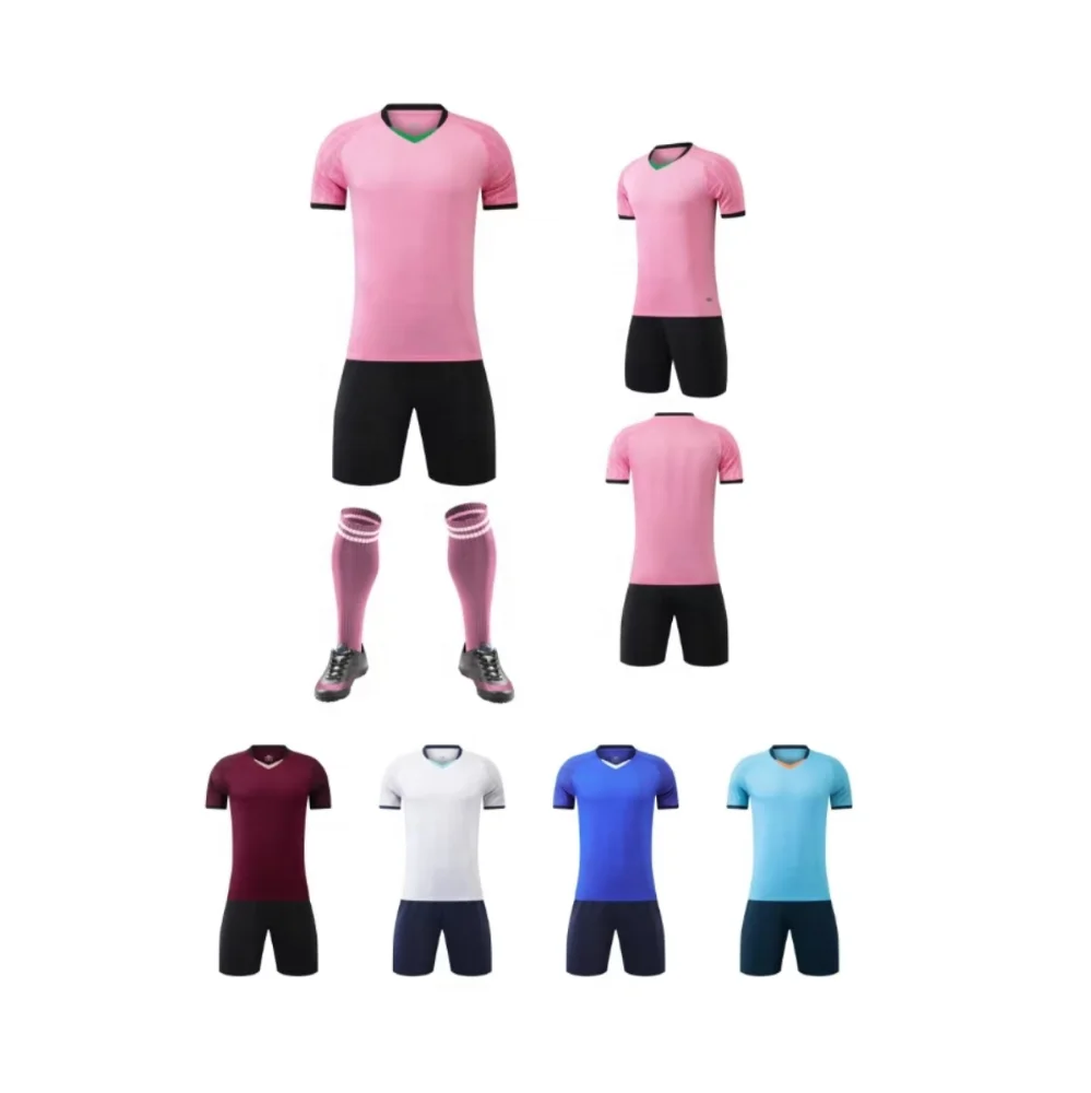 Gym wear Red  Custom Soccer Jersey Football Shirt Blank Style Personalized Customization Sportswear Blue Red Men Kit