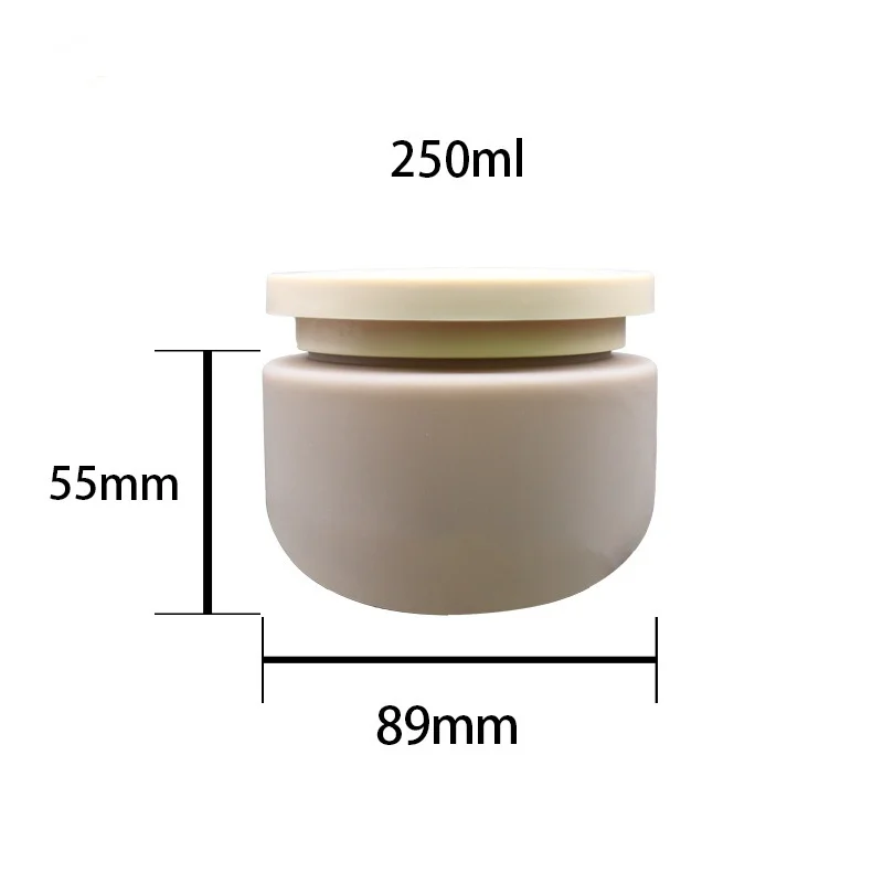 Pricate Label Body Butter 250ml Cosmetic Jar Empty Soap Dispenser Pump Head Cylinder Bottle 500ml hdpe Shampoo Green Gray