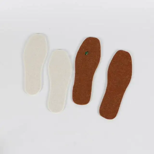 Eco-friendly waterproof wool felt shoe insole