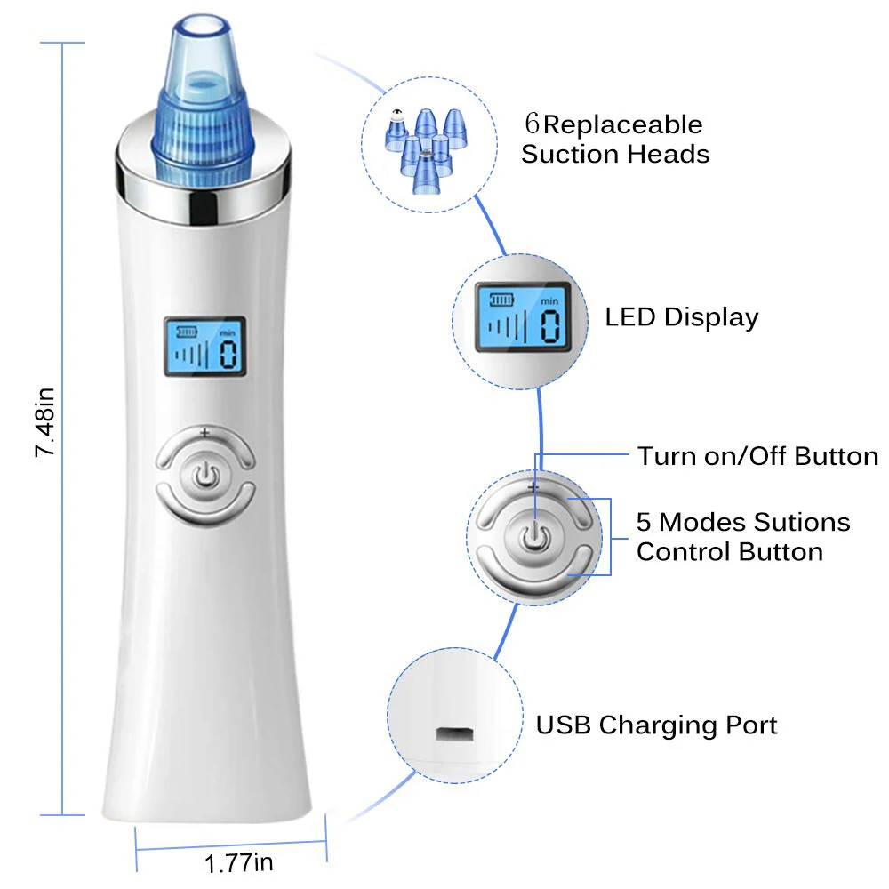 Blackhead Remover Other Vacuum Cleaners Suction Blackhead Beauty Salon Equipment