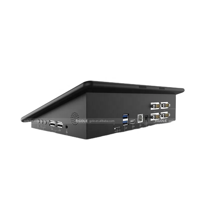 Gole 11.6 inch desktop all in one RS232 RS485 POS system windows 10 industrial mini pc