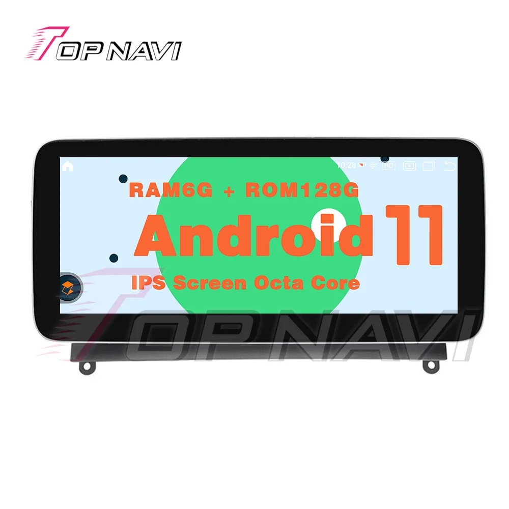 Автомобильный стерео-проигрыватель, мультимедийный проигрыватель на Android 11 IPS 2K с сенсорным экраном для Benz C Class W204 2008 2009 2010 NTG 4,0