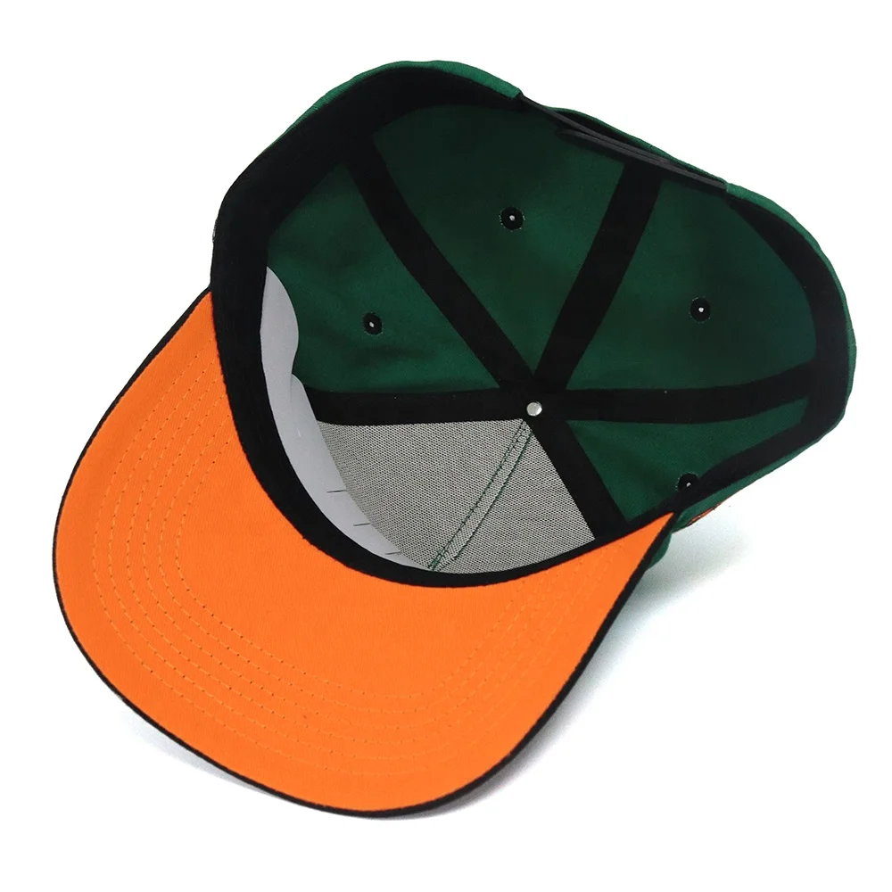 Заводская изготовленная на заказ бейсболка с 5 панелью в форме рамы двухцветная шапка с 3D вышивкой логотипа изогнутые поля хлопковые спортивные шапки