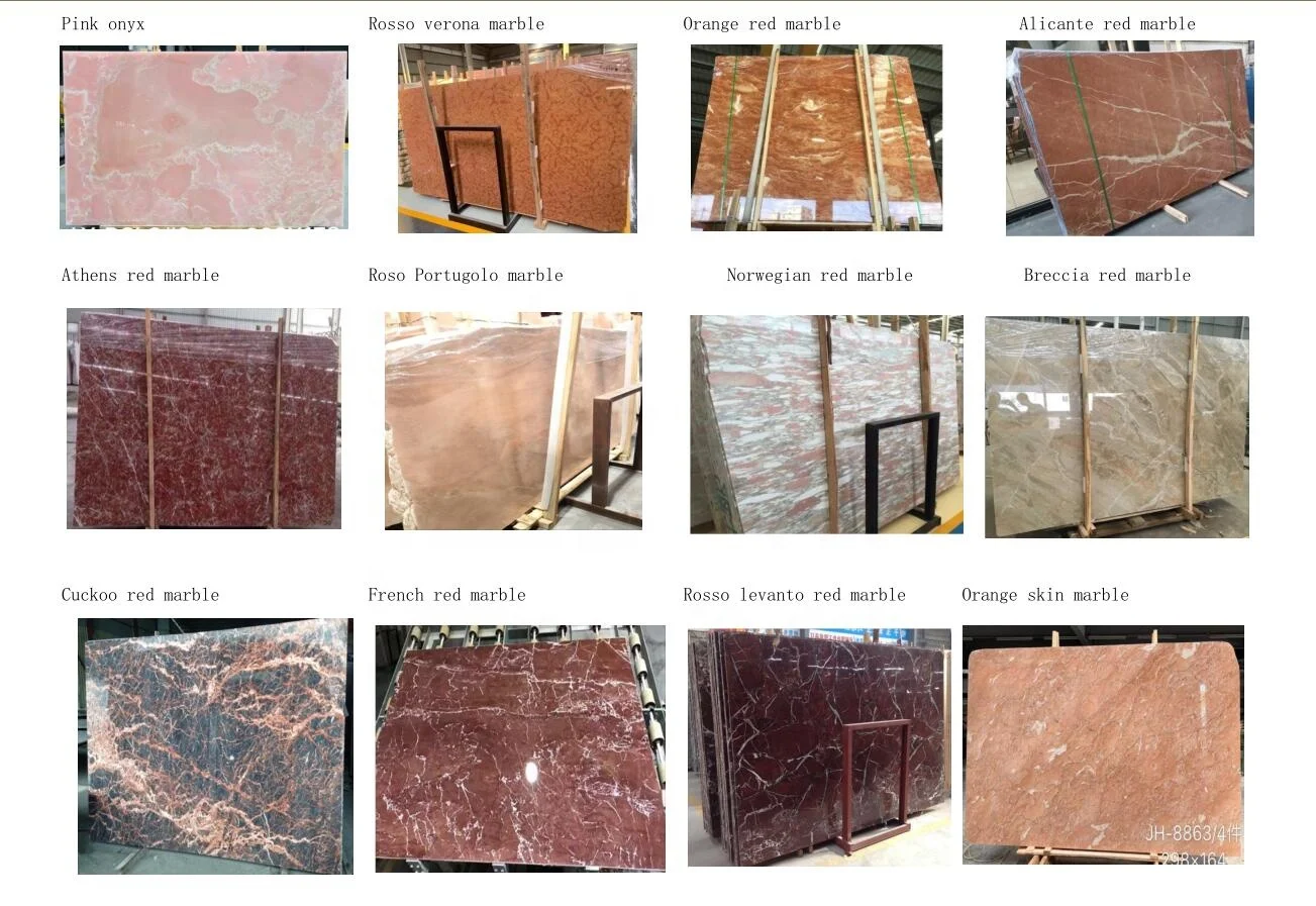 Teos fire marble pomegranate purple red marble luxurious slabs