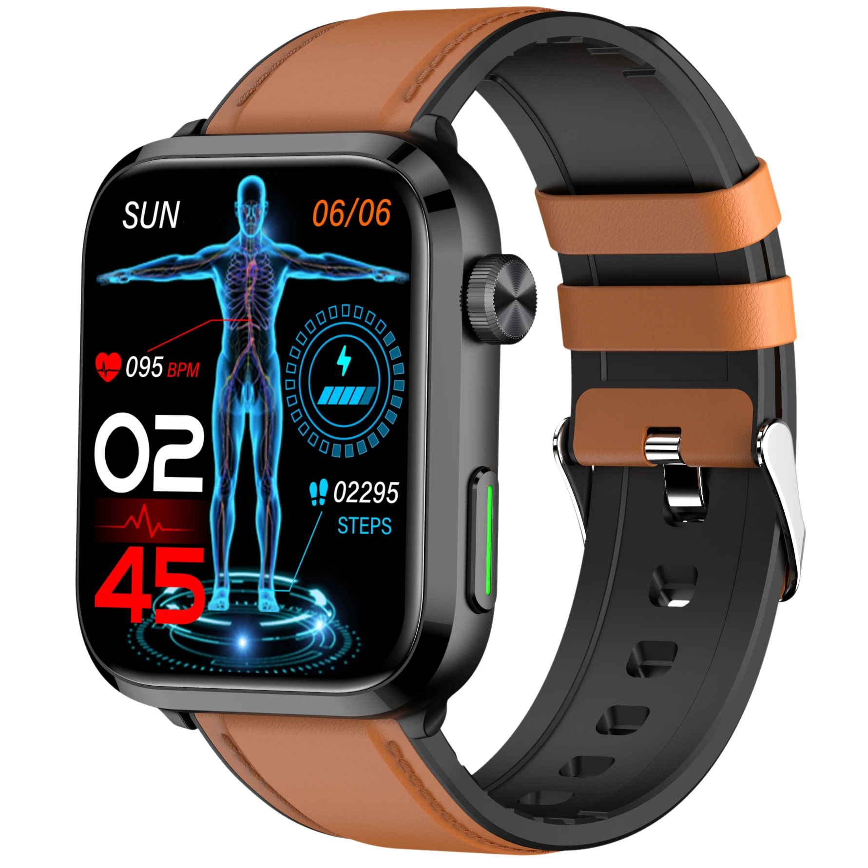 VALDUS 1.91 Inch Screen Blood Glucose Blood Lipids Smart Watch Uric Acid Heart Rate Blood Oxygen Sleep Monitoring F220