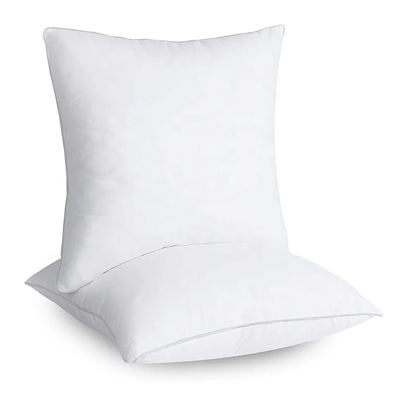 Home Decor 100% Cotton Fabric Polyester Filling Hotel Decorative Cushions