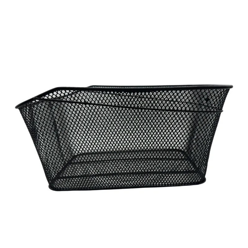 Bicycle rear seat storage rack folding bike basket