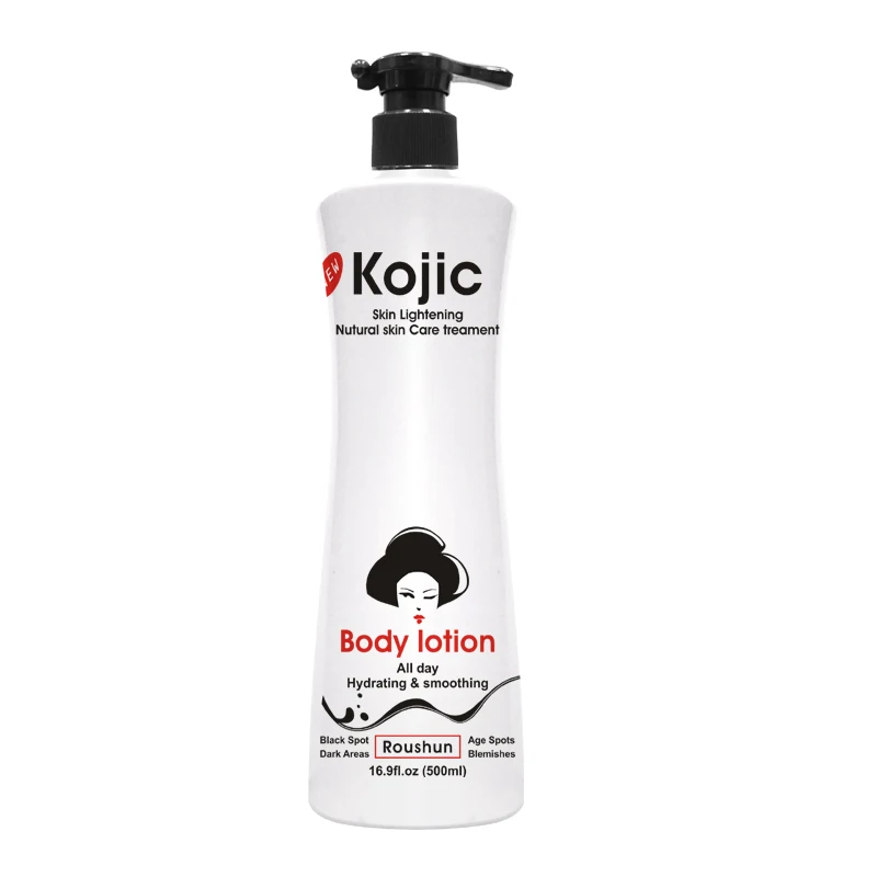 ROUSHUN Private Label Kojic Body Lotion Skin Lightening Lotion For Smoothing Lotion