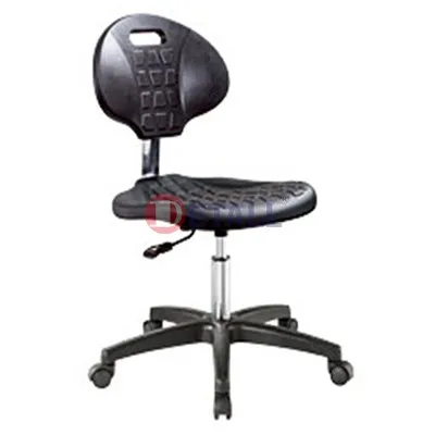 work stool swivel work chair of ergonomic design with underside foot ring