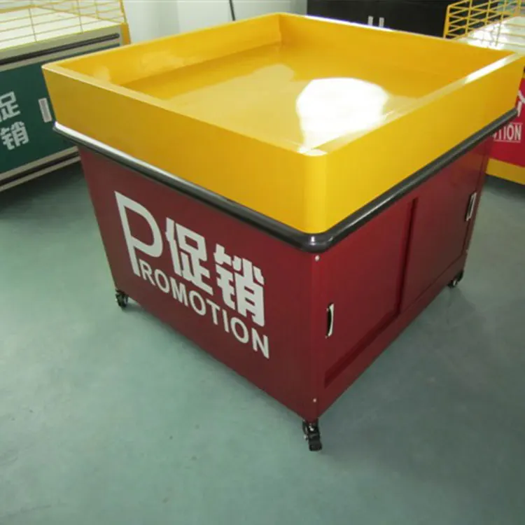 Wholesale Portable Supermarket Snack Promotion Table Display Counter