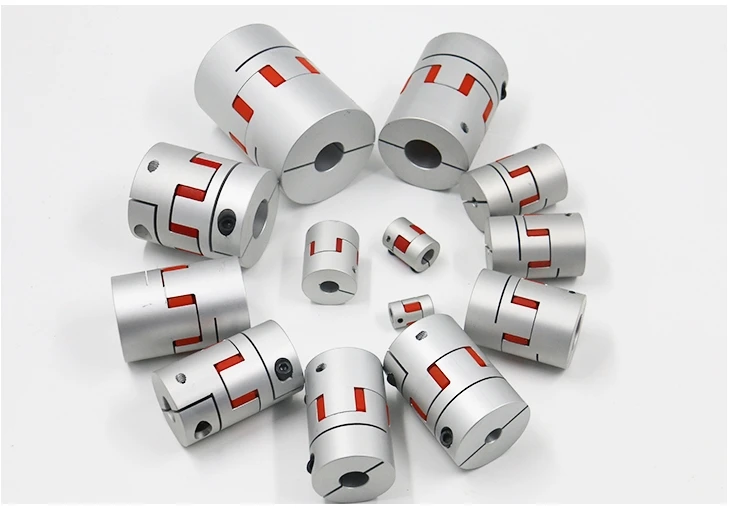 electric motor Aluminum Shaft Coupler Plum Blossom Coupling shaft adapter For Compressor, gearbox