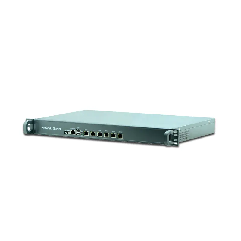 1U Rackmount 6 LAN 3855u processor networking appliance support AES-NI