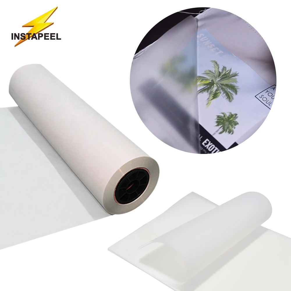 Factory Wholesale 24 in instant hot peel dtf pet film 30cm roll