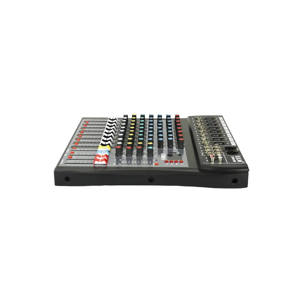 8 channels effect sound mixer dj console professional usb audio mixer home music karaoke KTV