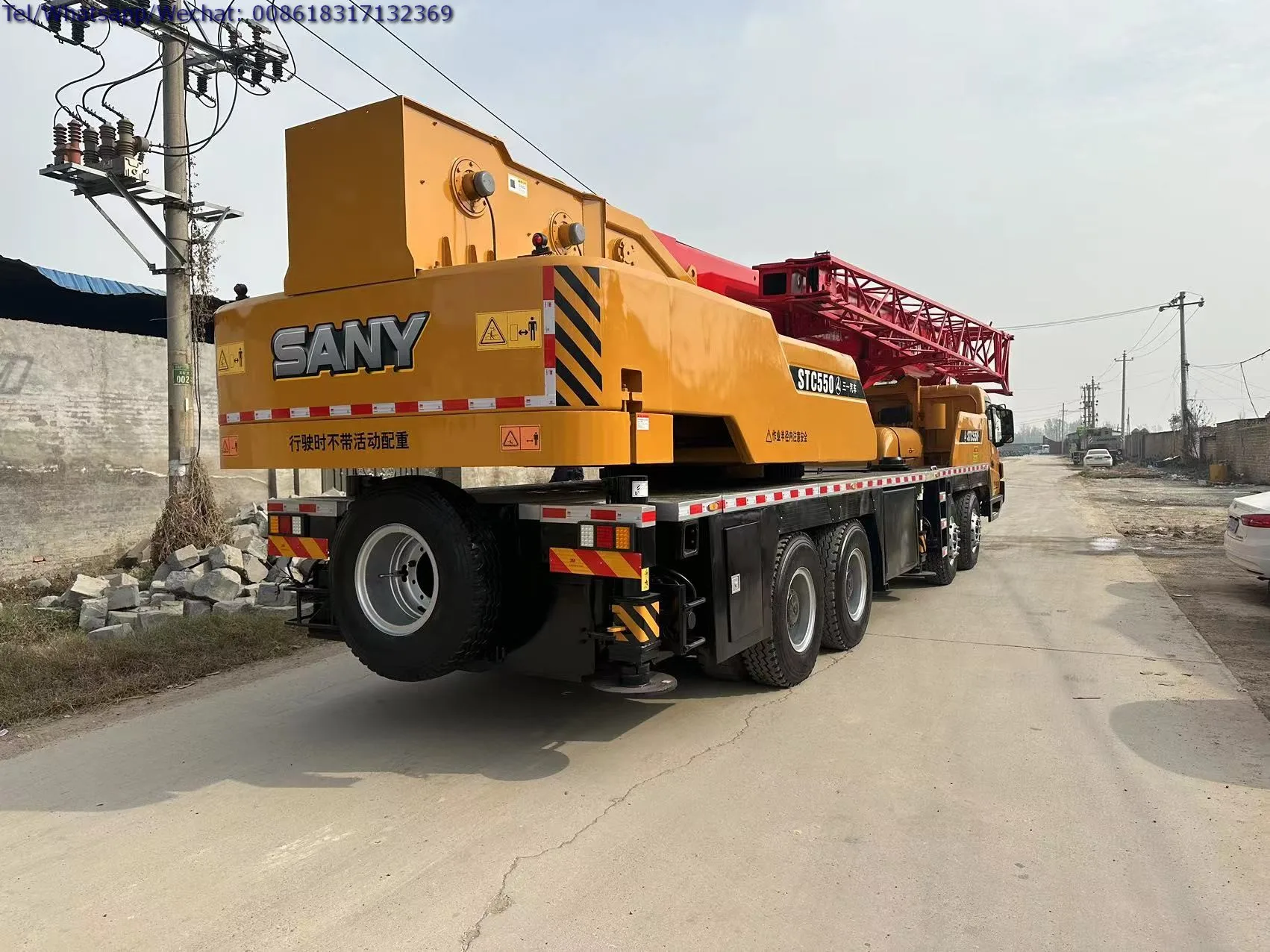 Автомобильный кран Sany STC550 55-тонный хорошее состояние 25 тонн 50 55 70 75 80 для продажи