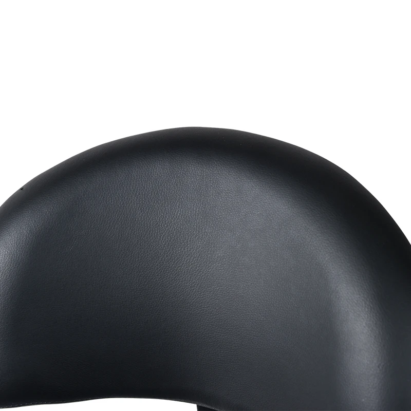 
All Black PU Leather Cheap Bar Chair 