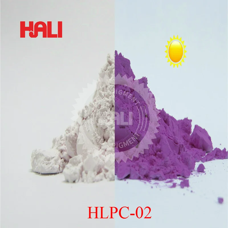 Photochromic pigment sunlight active powder photochromic powder solar sensitive pigment item:HLPC-03 color: white to blue