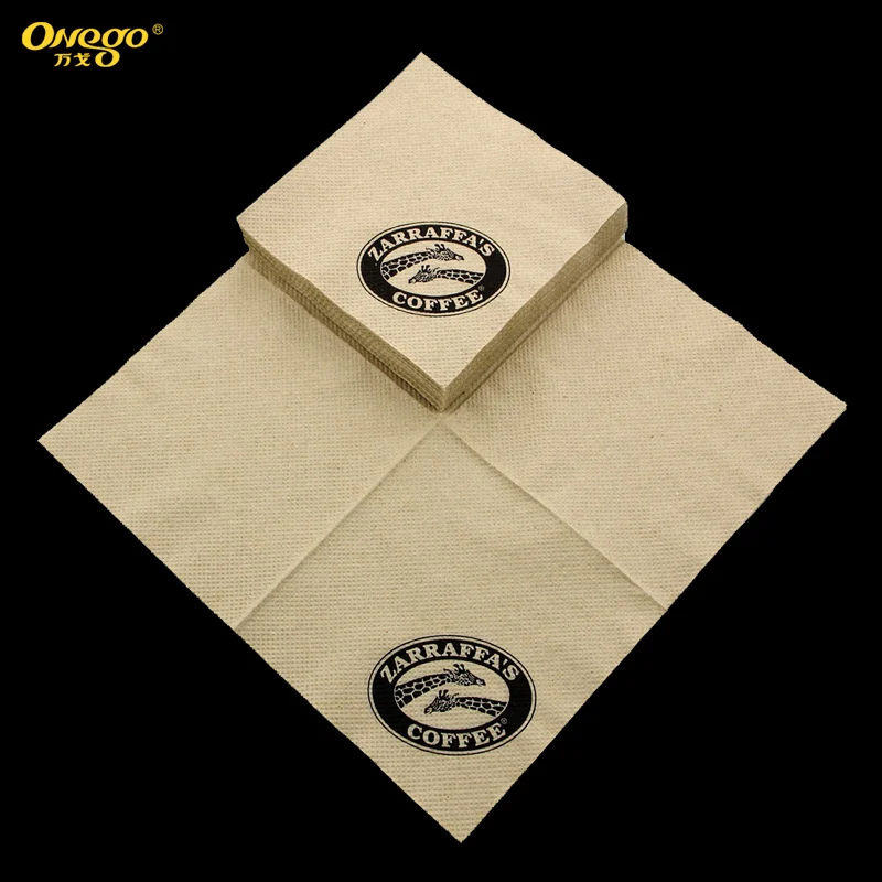 Wholesale Price Eco Friendly Disposable Biodegradable Bamboo Paper Dinner Napkins