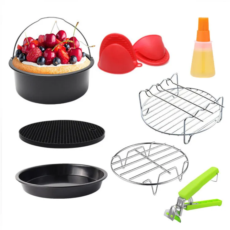 Promotion 9 Inch Set Compatible For 5.3 Qt-5.8 Qt Air Fryer Accessory Kit