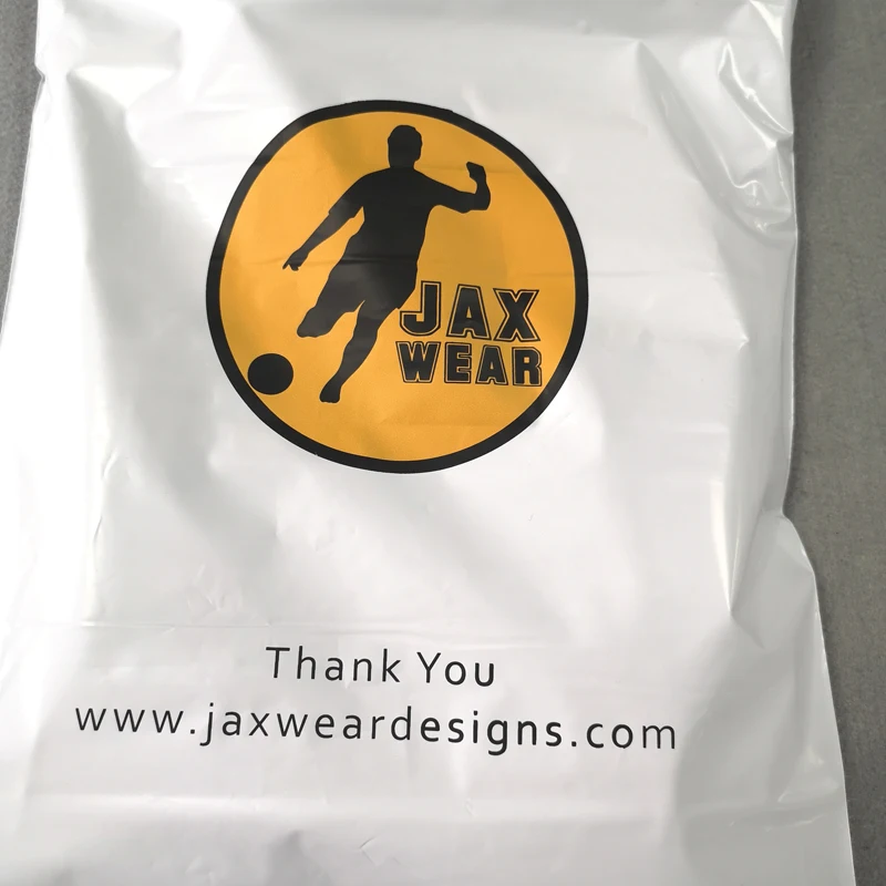 Eco-friendly Wholesale Shipping Poly Bags For Clothes Packaging , Custom Logo White Mailing Mailer Bags Plastic