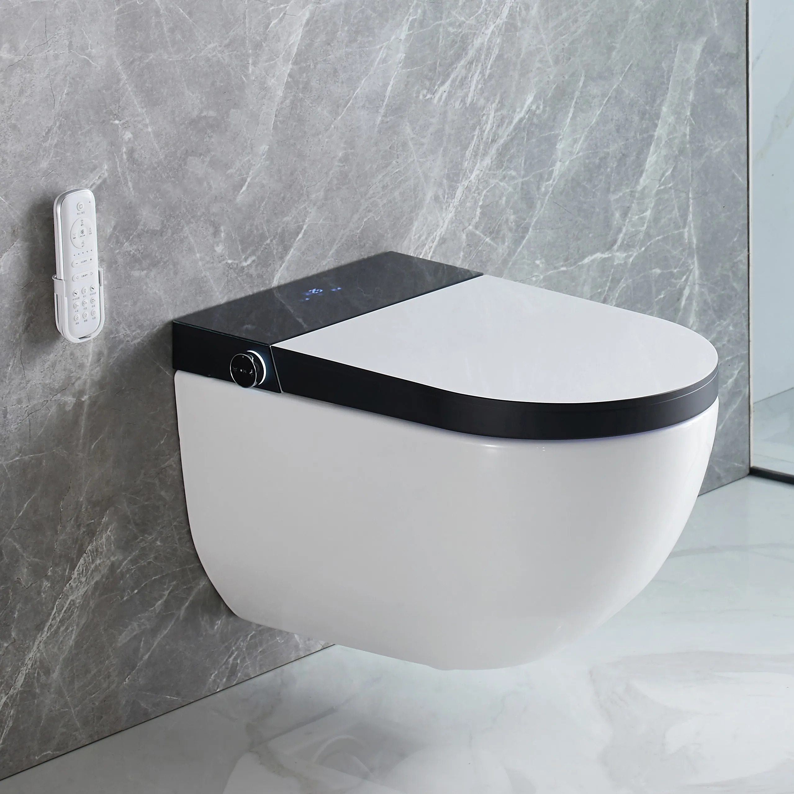 CLASIKAL Luxury bathroom ceramic floor standing intelligent toilet multifunctional siphon toilet