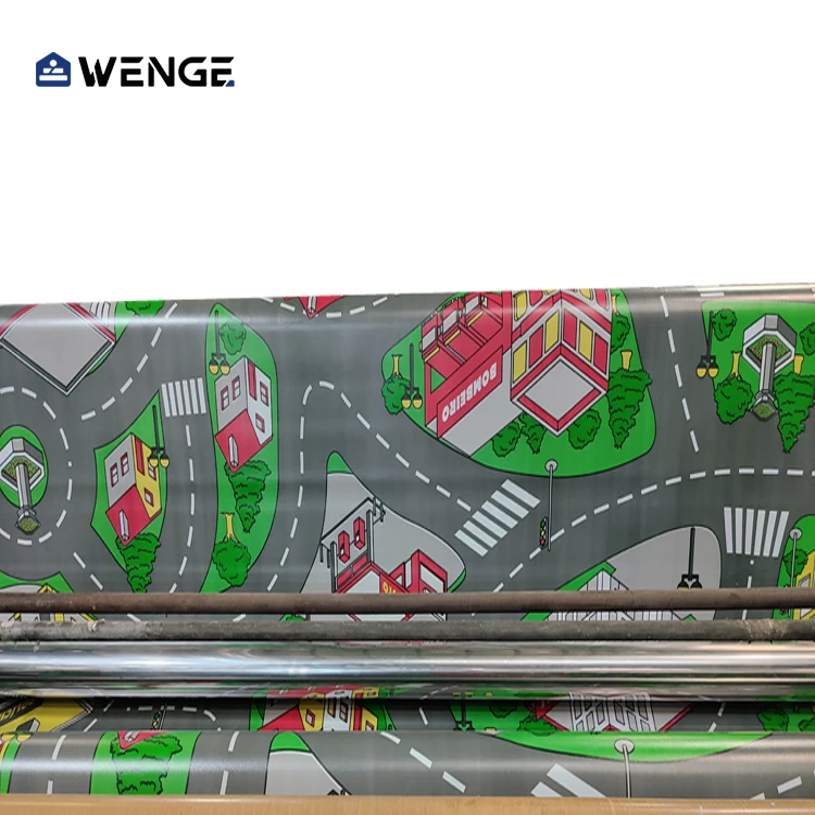 2023 Latest Design Wholesale PVC Sponge Flooring Roll With Foam Backing