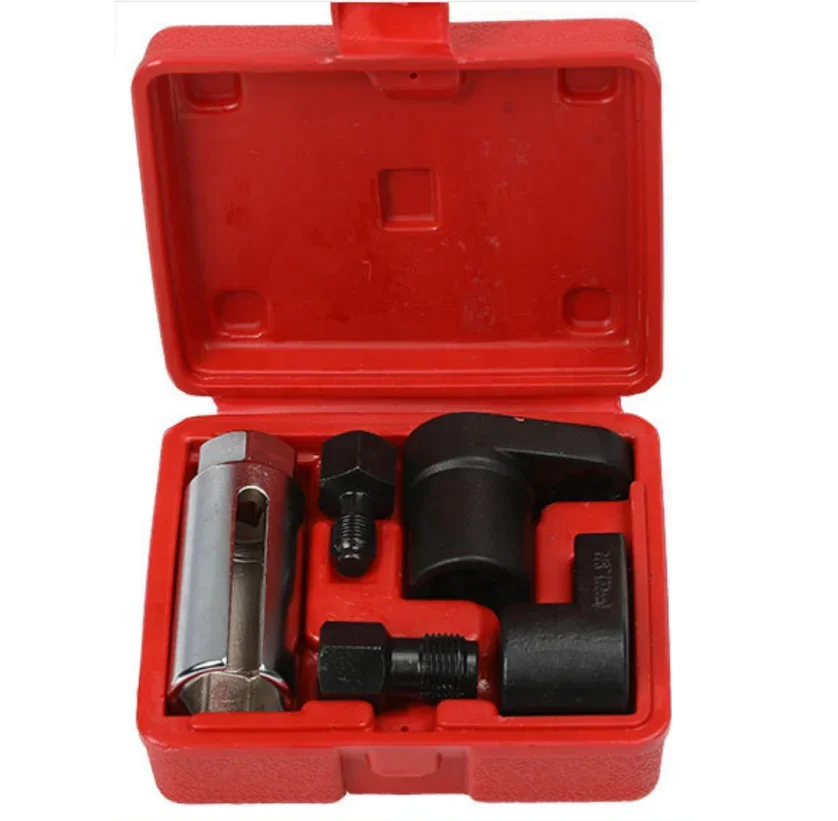 5pcs Oxygen Injector Removal Tool Car Oxygen Sensor Socket Thread Chasers Wrench Vacuum Repair Kit