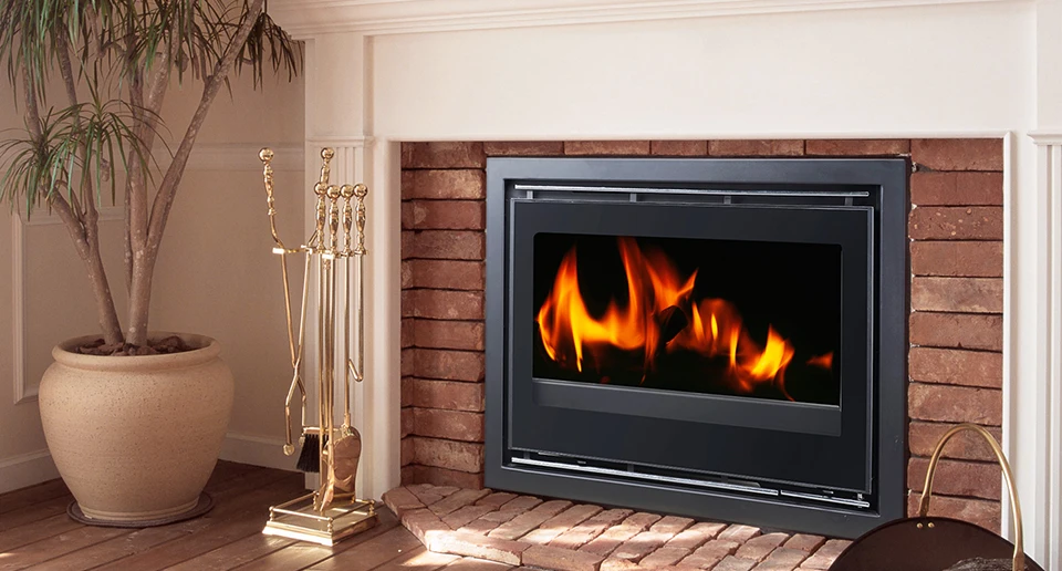 Cassette Wood Fireplace Indoor Heating-Equipment Wall Insert Wood Burning Stove Fireplace Fire Heaters