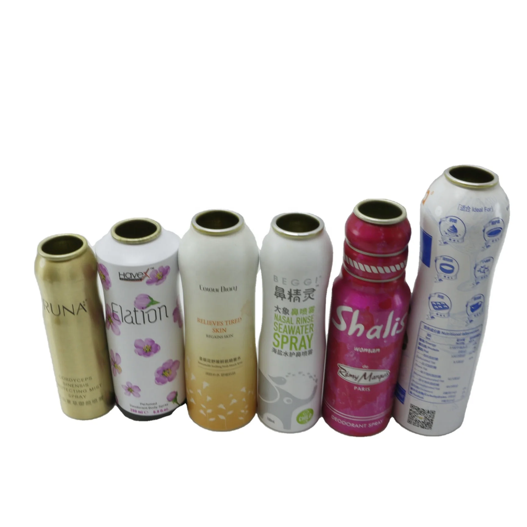 high quality and best price 100ml 200ml 30ml 500ml aluminum aerosol can empty aerosol cans with spray top AC-01K