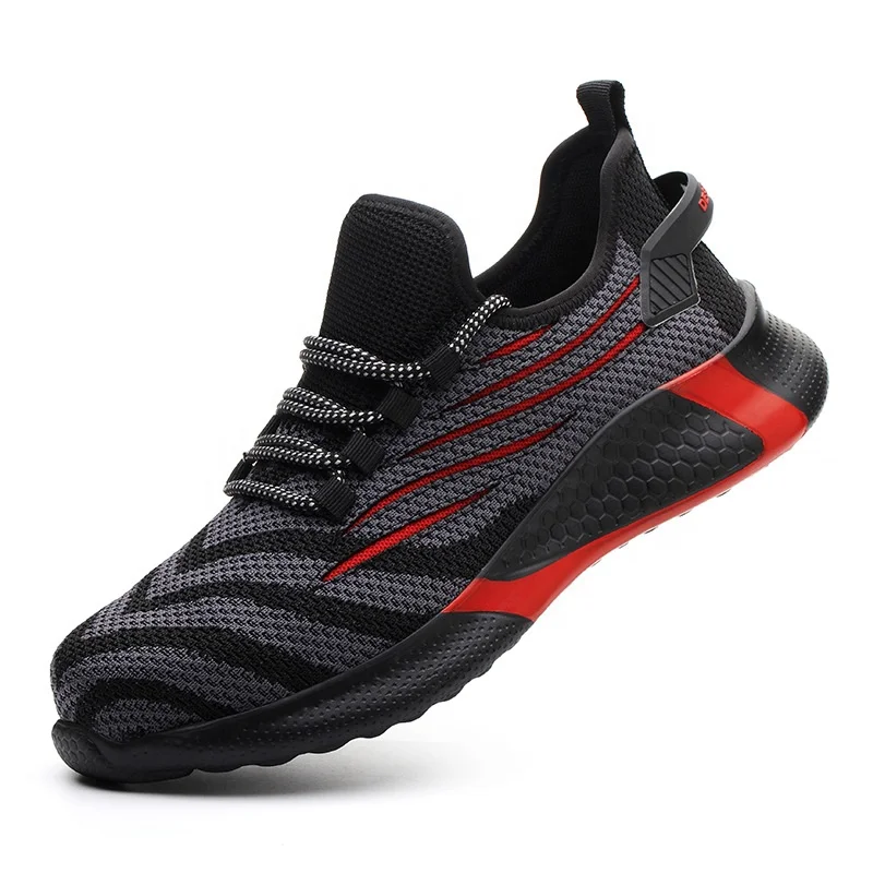 wholesale mens fashion safety shoes lightweight and breathable protective factory work shoes for men safety shoes price OEM ODM