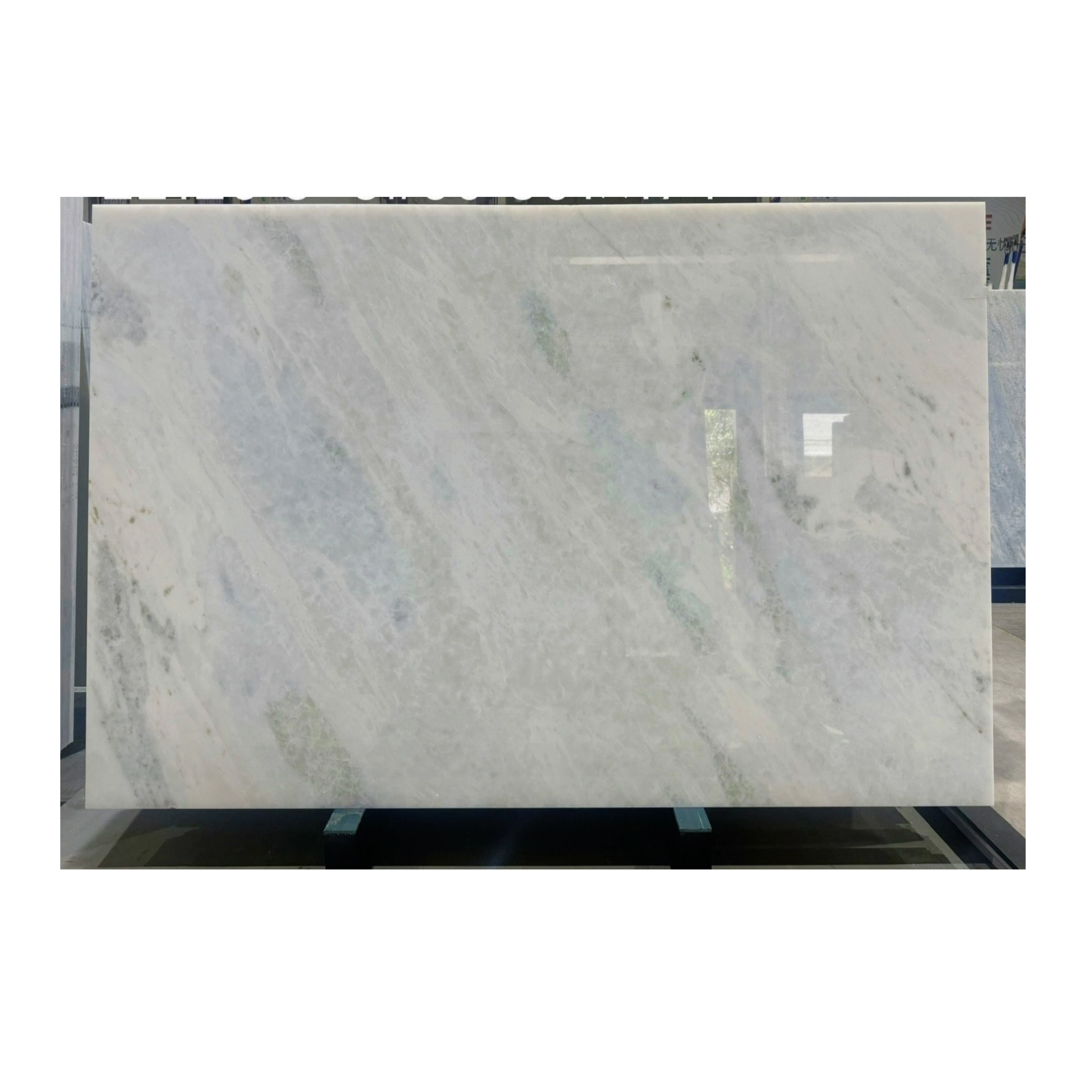 Beautiful Polished Brazil Blue Jade Onyx Marble Stone Slabs For Table Living Room Bathroom Kitchen Furniture Wall Onyx Tiles