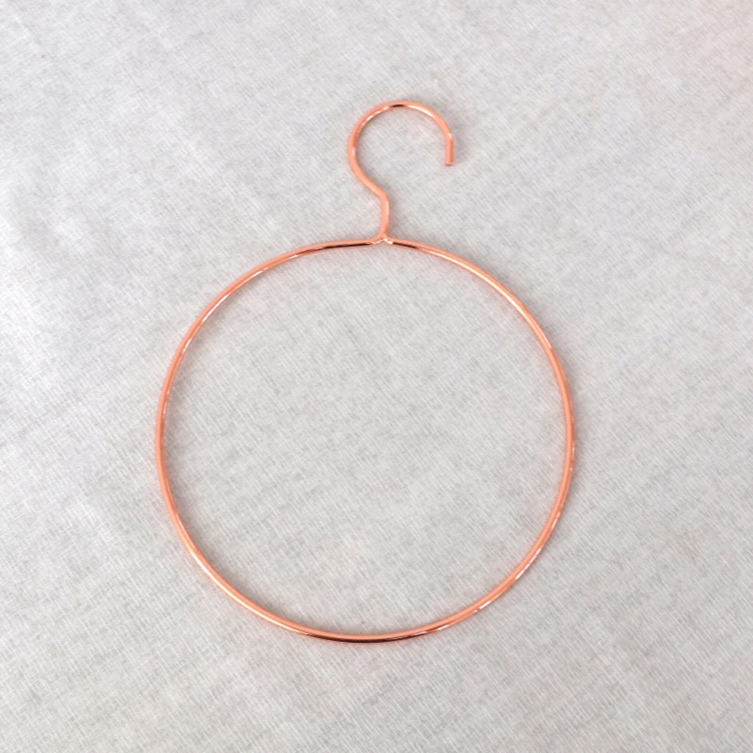 New Arrival Customized Popular Multifunction Tie Belt Hijab Square Round Metal Scarf Hanger