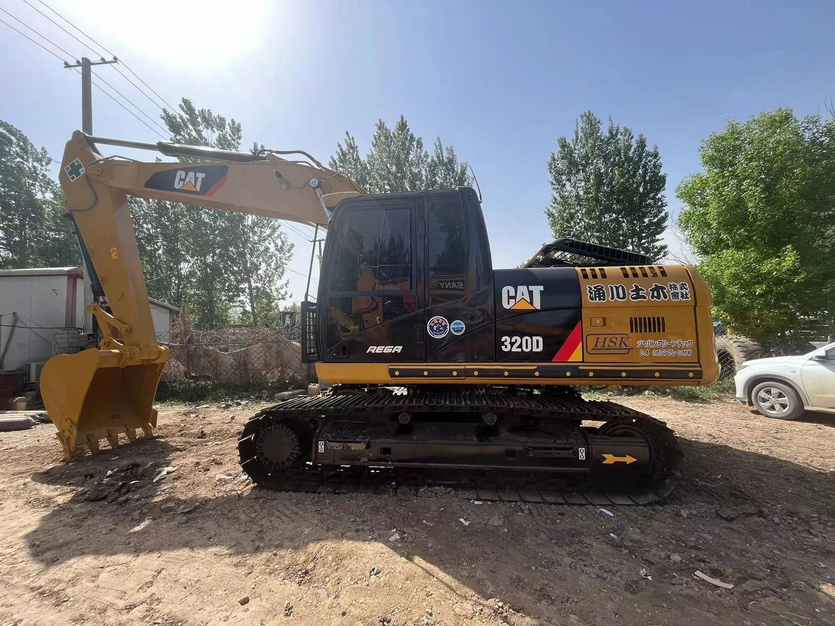 Used 20 Ton Excavator Second Hand CAT 320D Excavators Provided Boat Engines Original Used Engineering Construction Machine