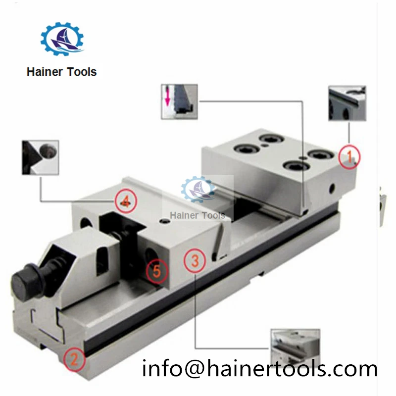 CNC Machine Vice Gt150 Precision Modular Vice CNC Milling Machine Tool Vise