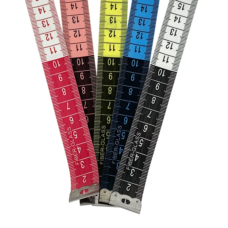 Made in China Fibreglass Measuring Tape 150cm & 60' for Sewing Tailor Cloth Ruler Single Packed inside Plastic Box# KH020