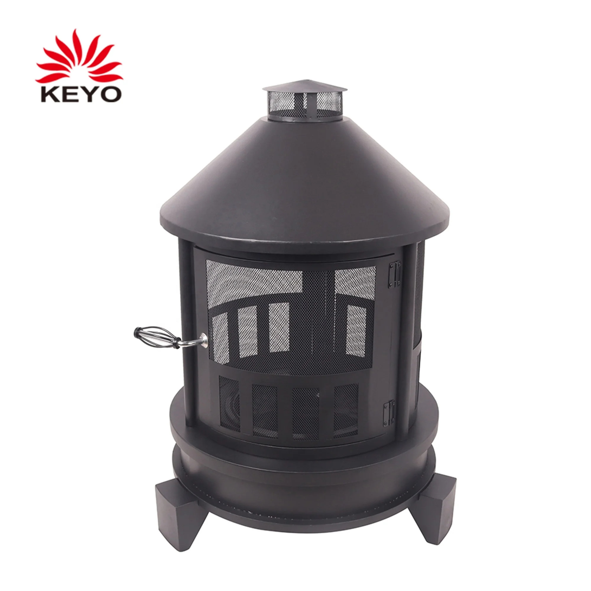 KEYO The Dome Style Outdoor Firepit BBQ Fire Bowl Heater wholesale patio fire pit set