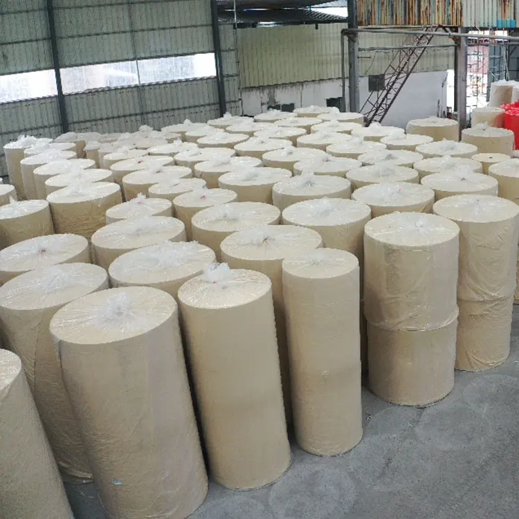 Wholesale Parent Roll for Toilet Paper Facial Tissue Napkin White 3 Ply Mother Roll jumbo roll toilet paper raw material
