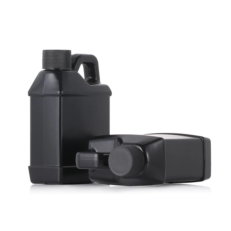 200ml black  HDPE Plastic F-Style Bottle engine oil bottle for machine