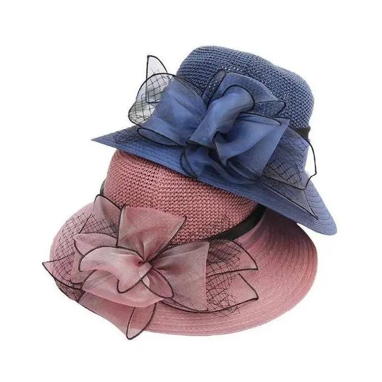 Weeding Hat topi pesta Crazy Funny Custom For Adults Pink Cheap Wholesale Holiday Foam Women Elegant Birthday Party Hats Linen