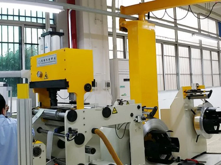 Double Layers Copper Strip Winder Cold Welding Transformer Foil Winding Machine