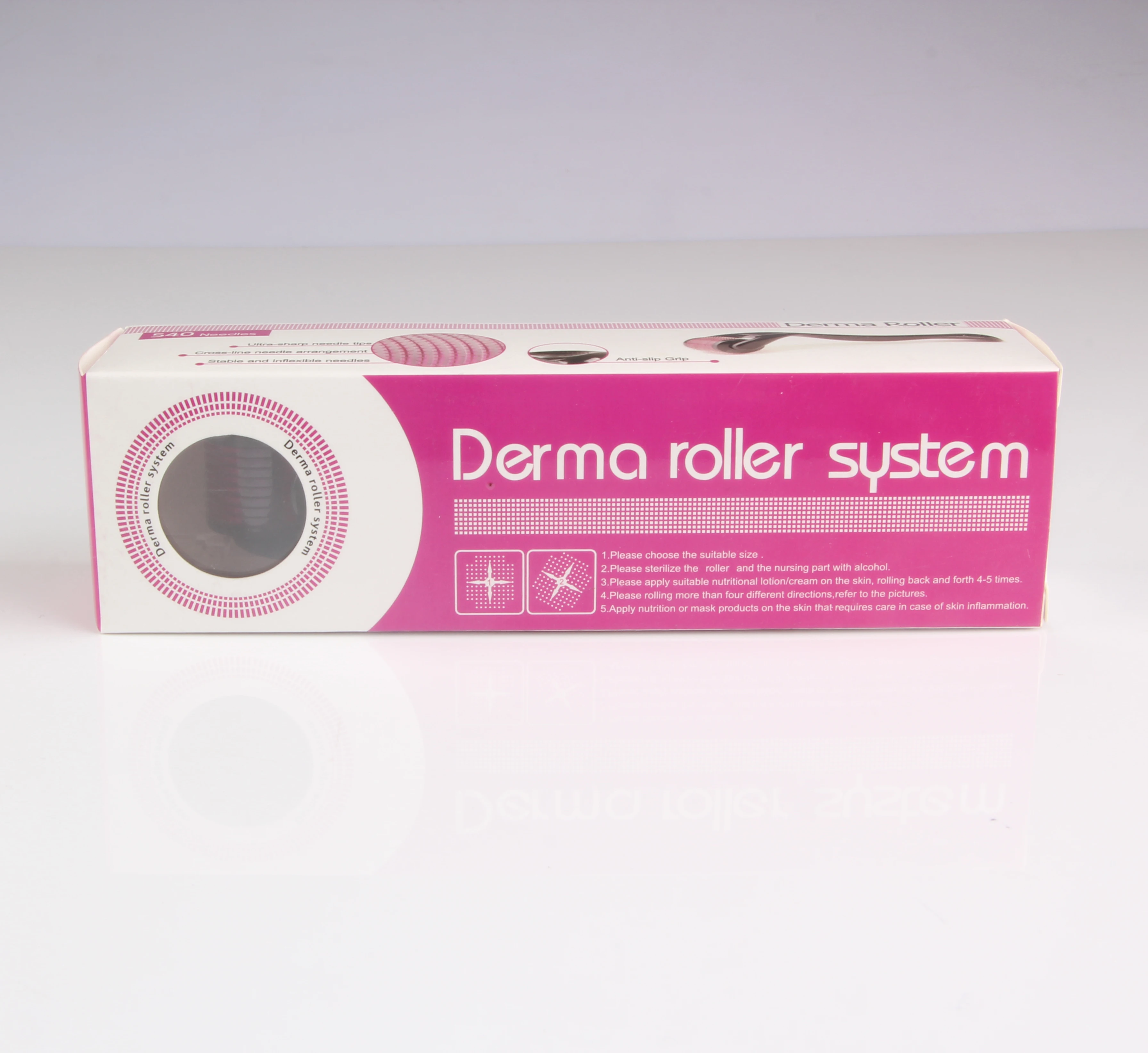 Skin Care Factory 540 Stainless Steel Derma Roller 2mm Meso Micro Needle