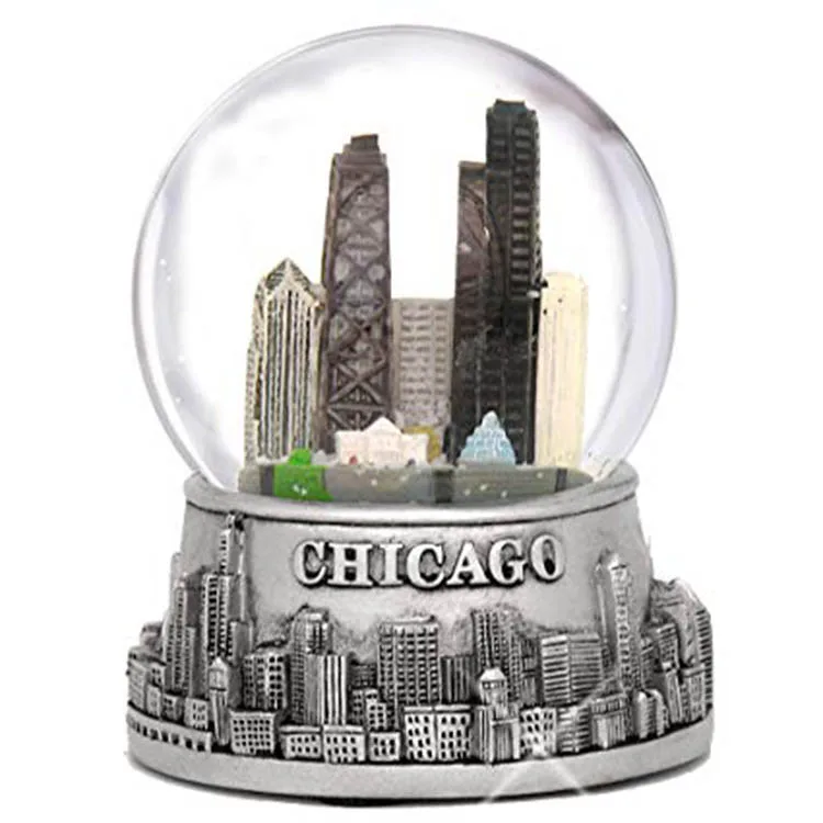 
Free Sample China Supply Best Quality Personalised Christmas Plastic Big Snow Globe 