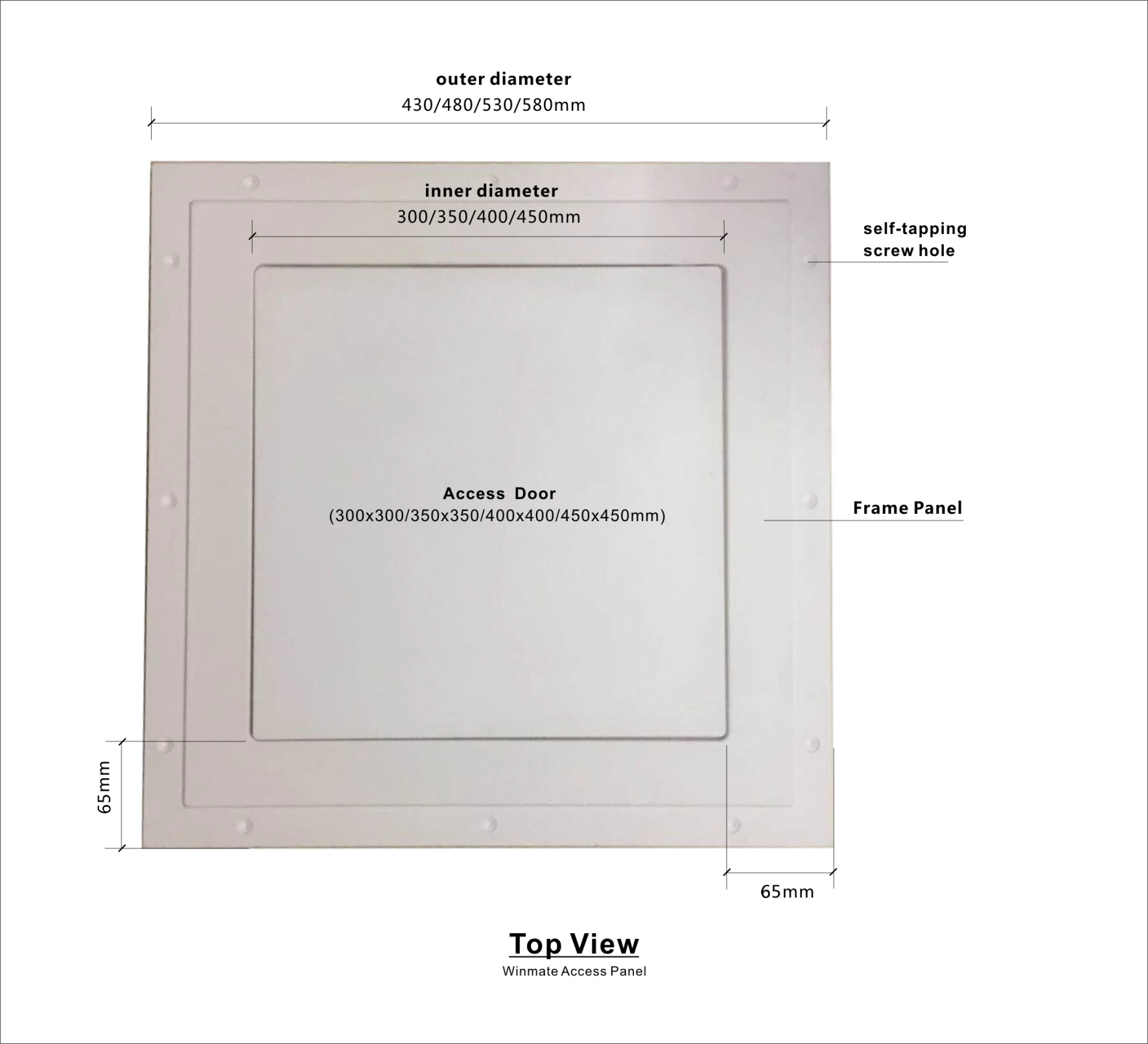 China high quality gypsum  Access Panel (GRG ceiling access panel ) access doors